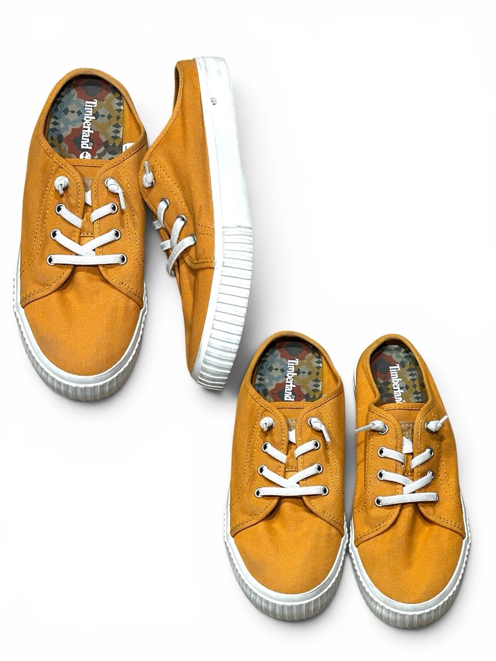 Timberland Skyla Bay Mule clogs in a dark yellow size 8